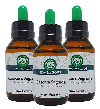 3 Extratos de Cáscara Sagrada - 60ml