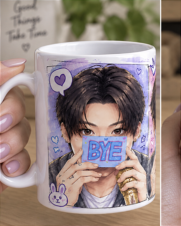Caneca JK Mensagem