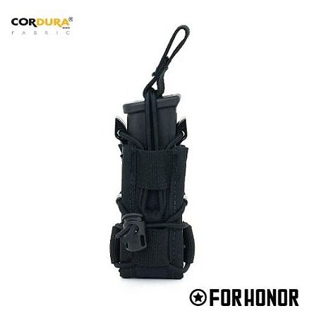 FAST PISTOL DE ENGATE RAPIDO EM POLIMERO E CORDURA 1000 -1 BLACK