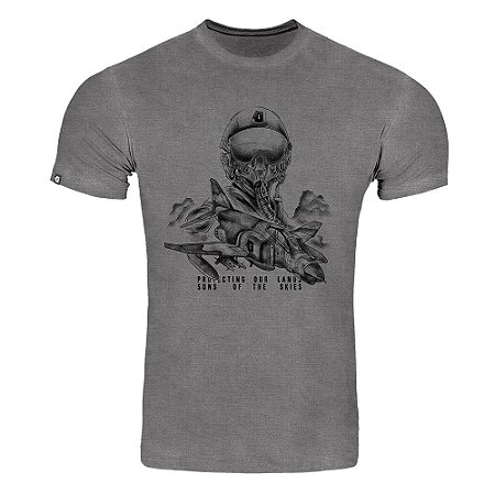INVICTUS T-SHIRT CONCEPT TOP GUN BEST-SELLER CINZA MESCLA