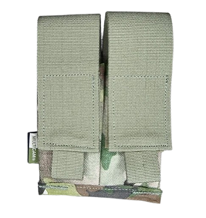PORTA CARREGADOR DE PISTOLA DUPLO MULTICAM - WTC
