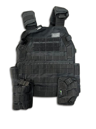 COLETE PLATE CARRIER MONTADO PRETO (RESGATE)