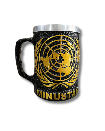 CANECA DE ALUMINIO MINUSTAH - BRONZE