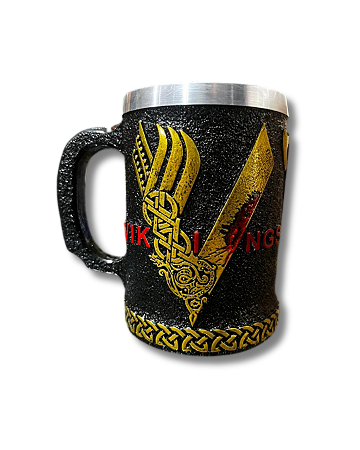 CANECA DE ALUMINIO VIKINGS