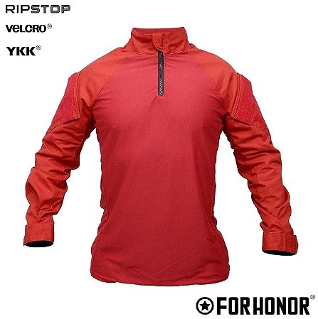 COMBAT SHIRT MODELO 711 FOR HONOR - VERMELHA