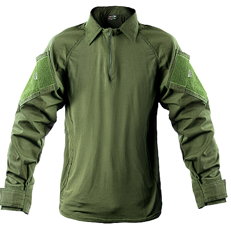 COMBAT SHIRT X FIVE VERDE/ VERDE