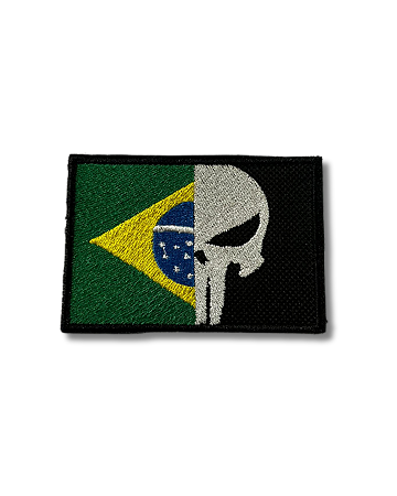 BANDEIRA DO BRASIL + PUNISHER