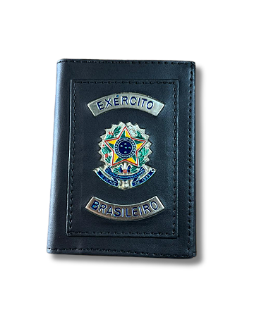 CARTEIRA SINTÉTICA METAL BRASÃO DA REPÚBLICA