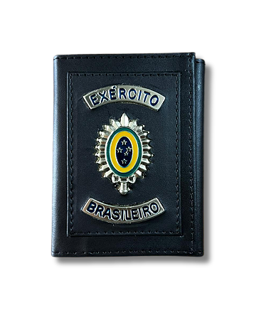 CARTEIRA SINTÉTICA METAL BRASÃO DO EB