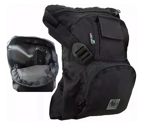 POCHETE DE PERNA COM COLDRE PRETA - FOX BOY FB229