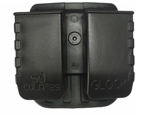PORTA CARREGADOR DUPLO DE PISTOLA SÓ COLDRES