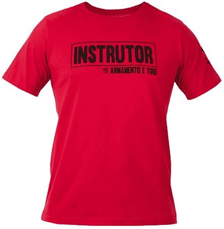 CAMISETA BRFORCE INSTRUTOR VERMELHA