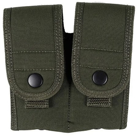 PORTA CARREGADOR DUPLO DE PISTOLA VERDE EB