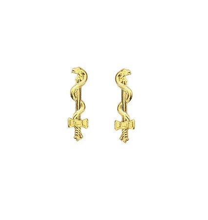 DISTINTIVO DE METAL MEDICO DE GOLA