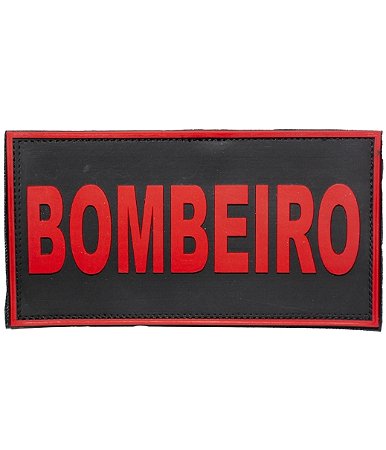 EMBORRACHADO COSTAS BOMBEIRO PRETO/VERMELHO