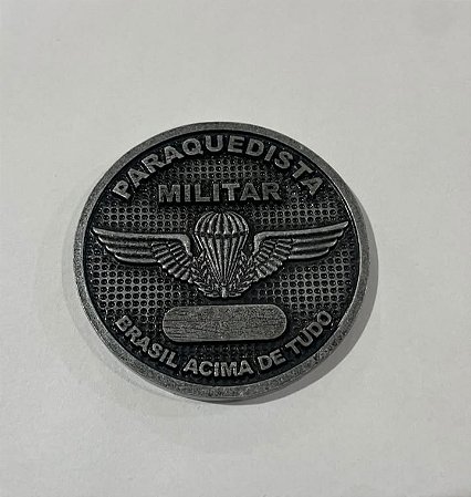MOEDA CONDECORATIVA - PARAQUEDISTA