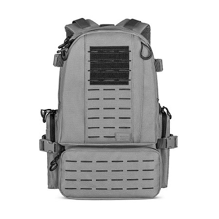 MOCHILA RANGER - CINZA/PRETA