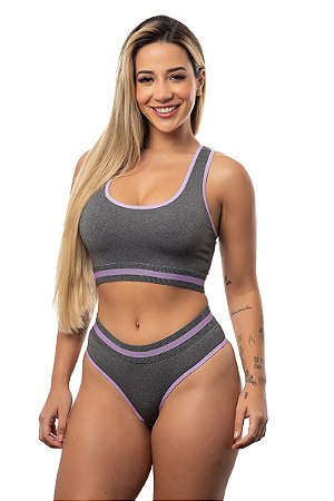 Conjunto Fitness Nadador Fio Dental - Sport 1445