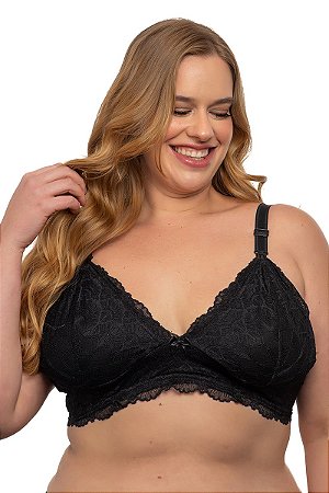 Sutiã Amamentação Plus Size em Renda - 1536