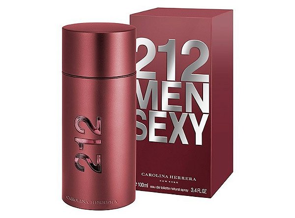 212 SEXY MEN de CAROLINA HERRERA MASCULINO Eau de Toilette -  100ml