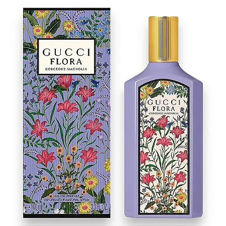 GUCCI FLORA GERGEOUS MAGNOLIA FEMININO Eau de Parfum  -  100ml