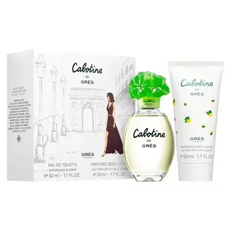 KIT COFFRET CABOTINE de GRÈS FEMININO Eau de Toillete - 50ml EDT  +  BOBY LOTION 50ML