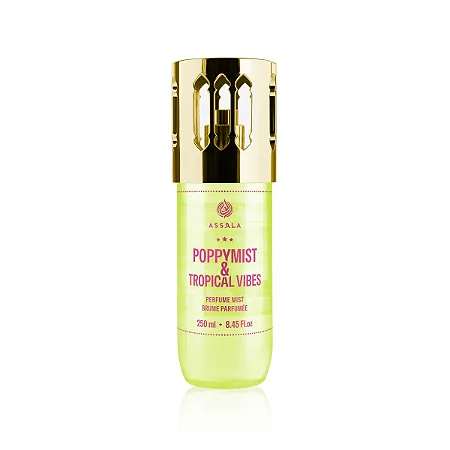 BODY SPLASH ASSALA POPPYMIST & TROPICAL VIBES FEMININO - 250ml