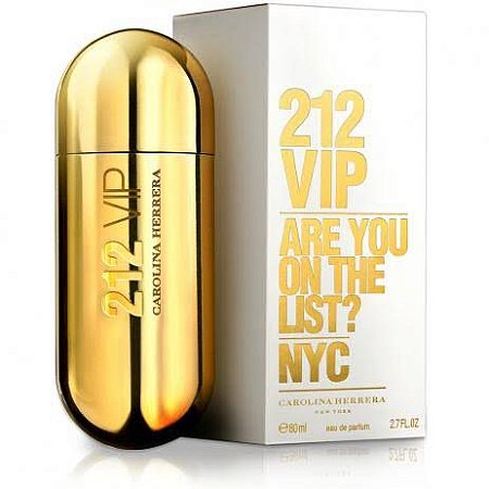 212 VIP by CAROLINA HERRERA FEMININO Eau de Parfum - 80ml