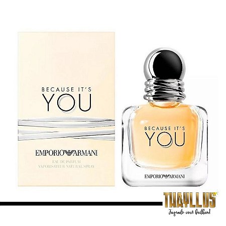 BECAUSE IT'S YOU de EMPORIO ARMANI FEMININO Eau de Parfum - 50ml