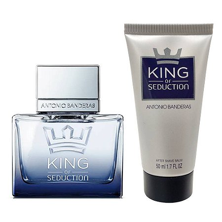 KIT COFFRET KING OF SEDUCTION de ANTONIO BANDERAS Eau de Toilette MASCULINO  -    100ml + ASB 75ml