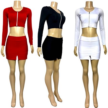 Dança do Ventre Conjunto Cropped e Short Saia Ideal para Treinos - Envio Imedito