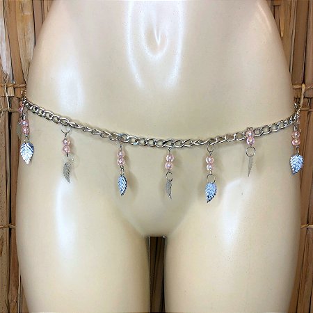 Cinto Quadril Corrente Zahara Luxo Dança do Ventre/Tribal - LQL70