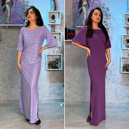 Dança do Ventre Vestido Galabia Baladi Malha Estampado - Envio Imediato - VGPE-19