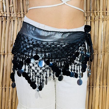 Lenço de Quadril Luxo Dança do Ventre/Cigana LQL97