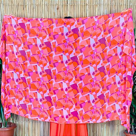 Véu de Chiffon Estampado Dança do Ventre - VEU-CHI-17