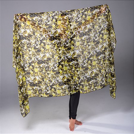 Véu de Chiffon Estampado Dança do Ventre - VEU-CHI-20
