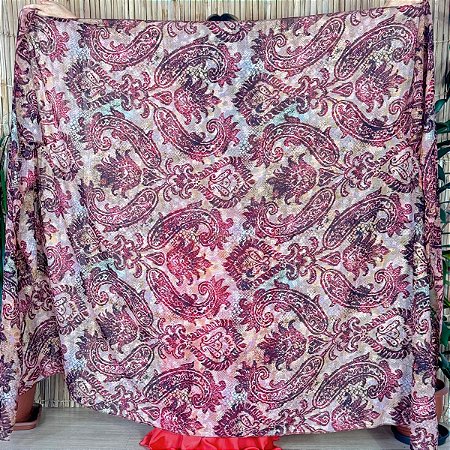 Véu de Chiffon Estampado Dança do Ventre - VEU-CHI-23