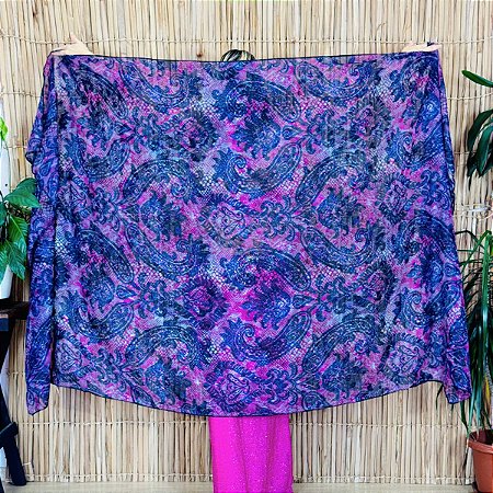 Véu de Chiffon Estampado Dança do Ventre - VEU-CHI-26