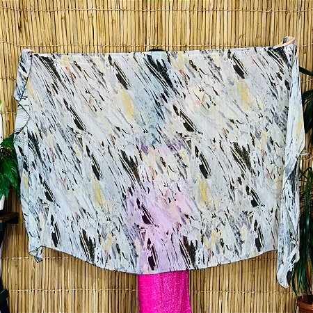 Véu de Chiffon Estampado Dança do Ventre - VEU-CHI-29