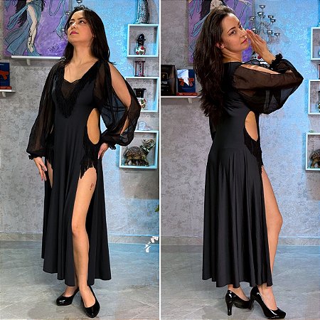 Dança do Ventre Vestido Galabia Baladi Said - Envio Imediato - VGPE-32
