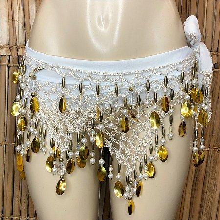 Liquidação Lenço de Quadril Luxo Dança do Ventre/Cigana LQL121