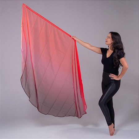 Bandeira Degradê Unidade Com Vareta Dança do Ventre - Pronta Entrega- BD-PE07
