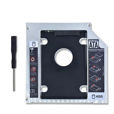 Case Adaptador Caddy Gaveta para HD/SSD 2,5" 9.5mm - Knup