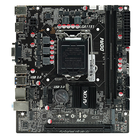 Placa Mãe H110 M.2 Socket 1151 Intel, DDR4, M2 Nvme, mATX (6a, 7a, 8a e 9a Geração)