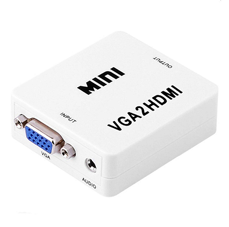 Adaptador Conversor VGA para HDMI com Audio P2, VGA2HDTV