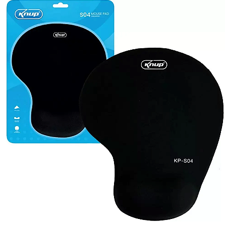 Mouse Pad com Apoio de Pulso Gel Knup KP-S04