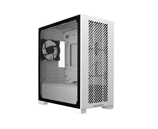 Gabinete Gamer Cooler Master Elite 301 White Lite, Lateral de Vidro, E301L-WGNN-S00