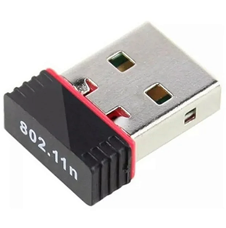 Adaptador Wifi Wireless 2,4Ghz USB 2.0 600MBPs 802.11N