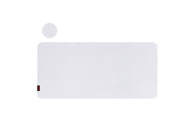 Mouse Pad Gamer PCYES Desk Mat Exclusive Branco 800x400mm - PMPEXW
