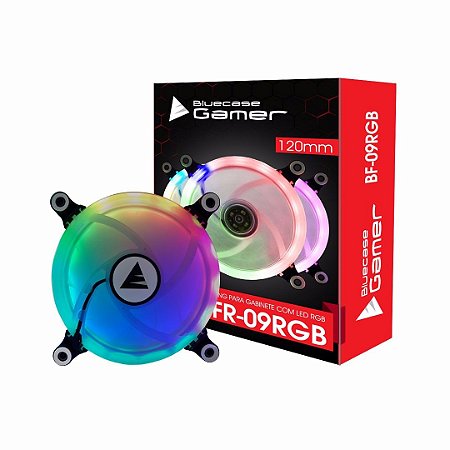 Cooler FAN Controlável RING BFR-09RGB LED RGB 120mm - BFR09RGBCASE
